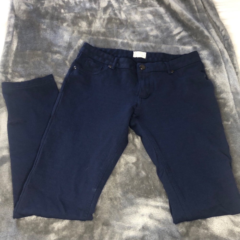 Navy Blue Skinny Pants